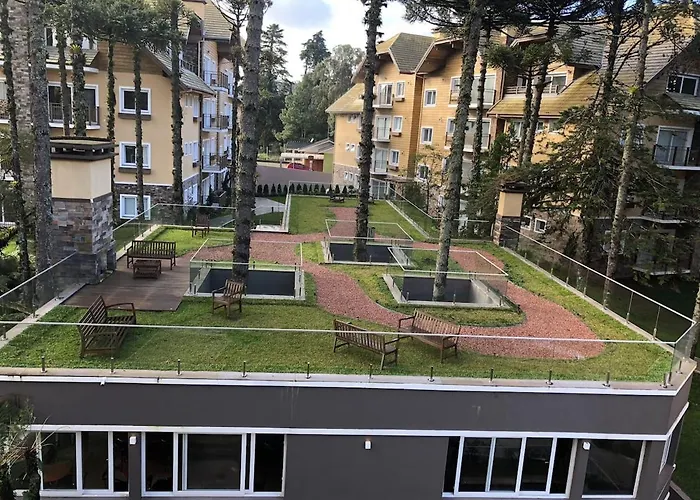Excelente apartamento em Gramado/RS no Condomínio Casa de Pedra
