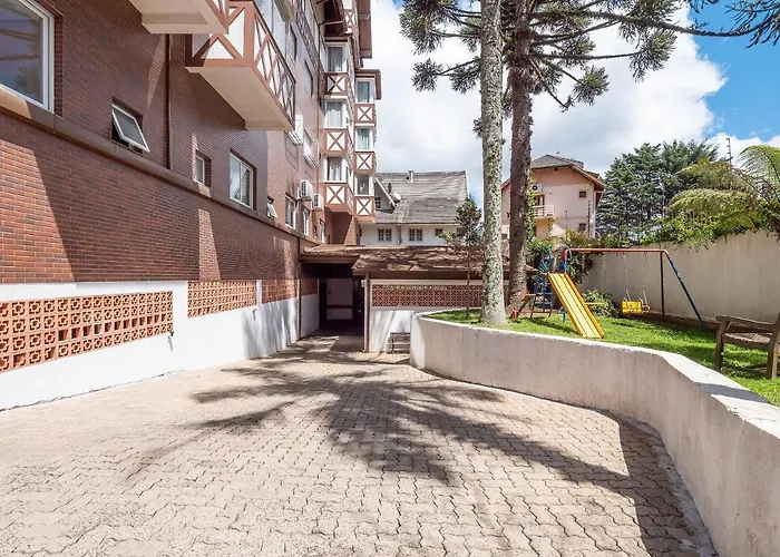 Fascino 302 - Apartamento 600 Metros Rua Coberta De Gramado
