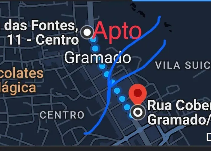 Apto luxo no centro de Gramado