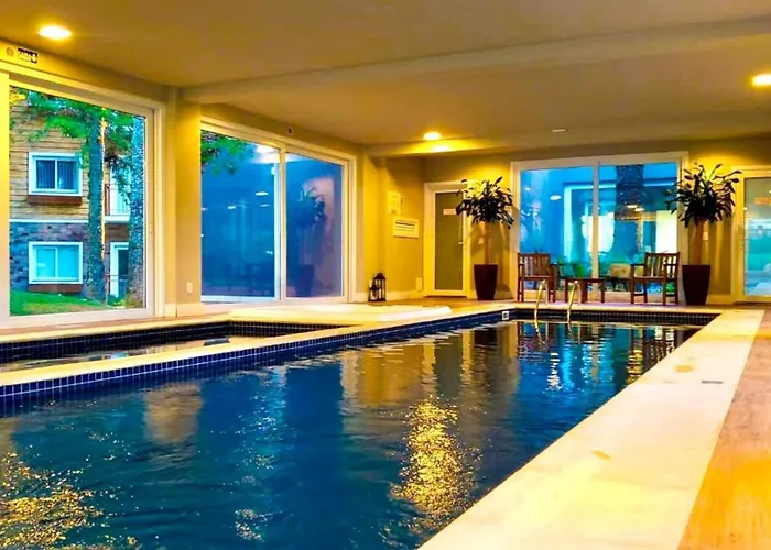 Excelente Apto Com Lareira E Piscina Aquecida Gramado