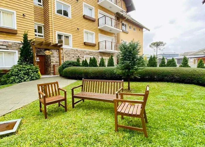 Lindo E Aconchegante Com Piscina E Jacuzzi Apartamento Gramado