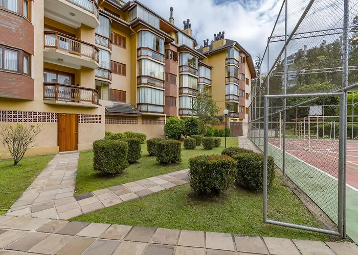 Rosa Edifício Vista do Quilombo Apartamento Gramado
