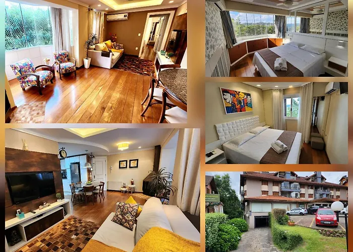 Maravilhoso Apartamento no Centro de Gramado